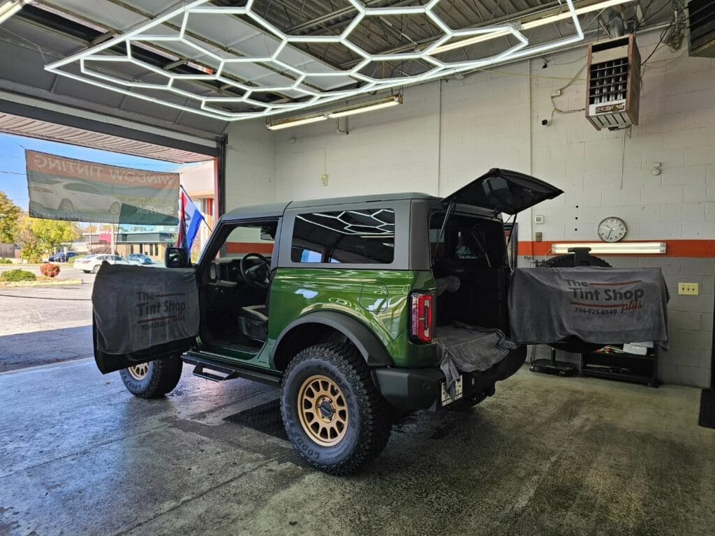 Jeepney with tinted windows