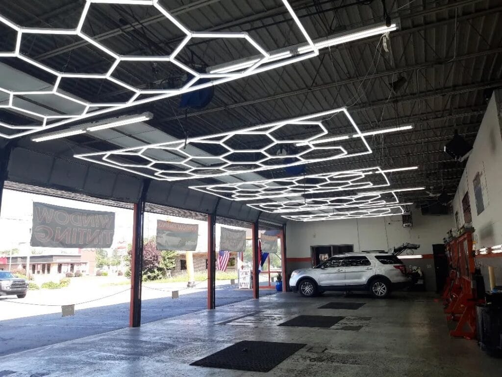 Van being treated in The Tint Shop