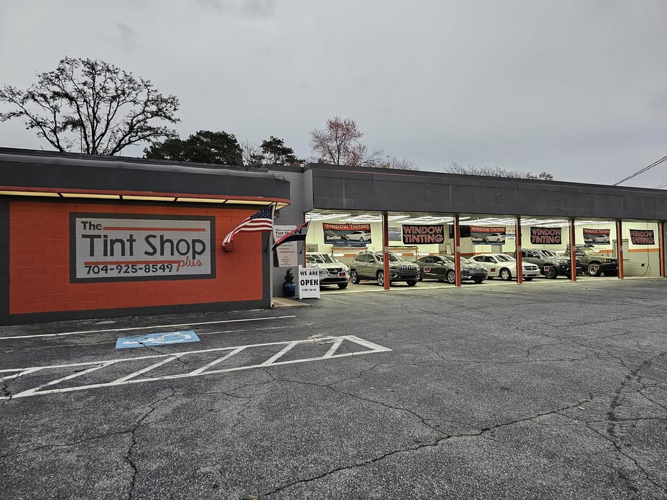 the tint shop plus outside